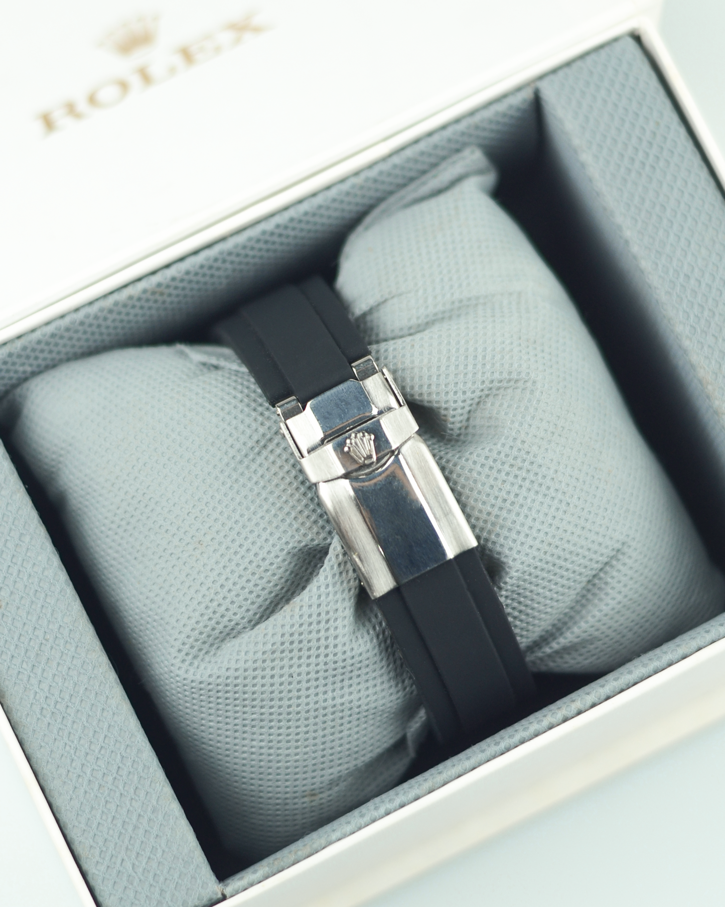Rolex Yacht Master - Silver Dial with Black Belts