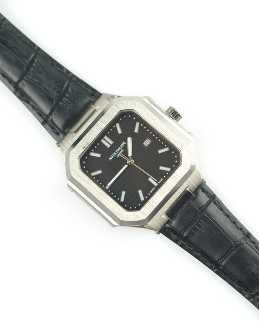 Patek Philippe Cubitus - Classic Black Dial with Leather Belts