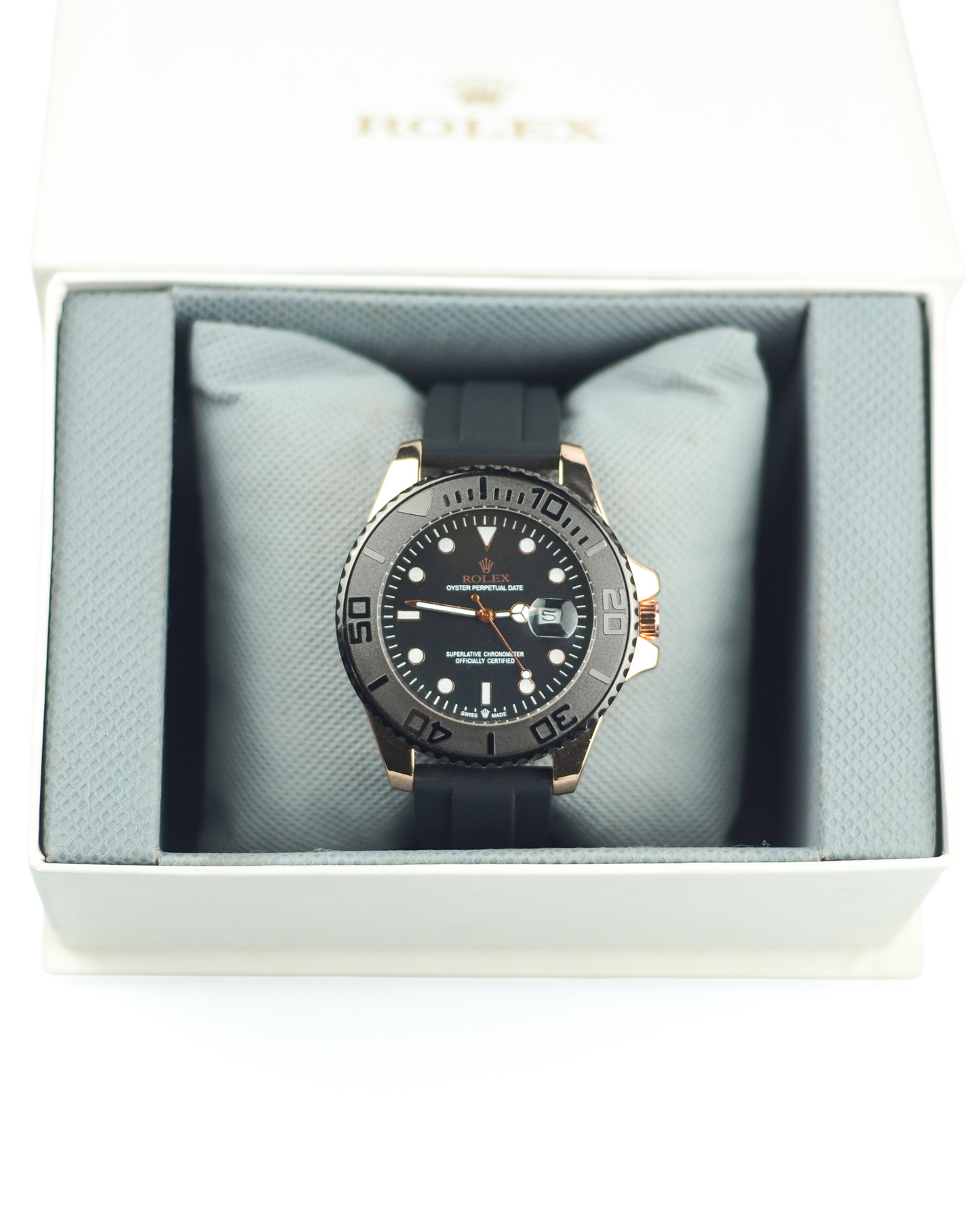 Rolex Yacht Master - Gold Dial with Black Belts